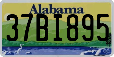 AL license plate 37BI895