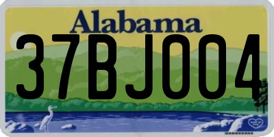 AL license plate 37BJ004