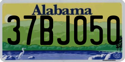 AL license plate 37BJ050