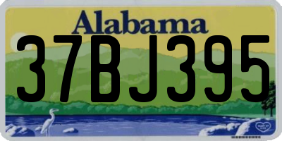 AL license plate 37BJ395