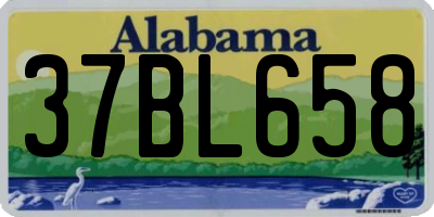AL license plate 37BL658