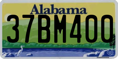 AL license plate 37BM400