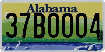 AL license plate 37BO004