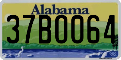 AL license plate 37BO064