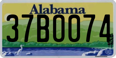 AL license plate 37BO074