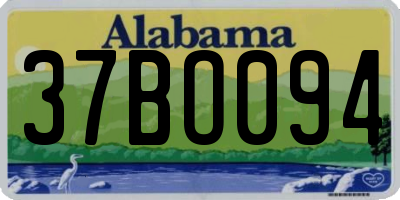 AL license plate 37BO094