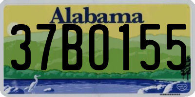 AL license plate 37BO155