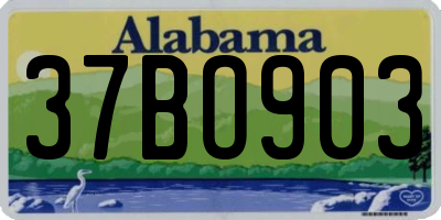 AL license plate 37BO903