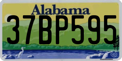 AL license plate 37BP595