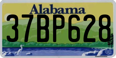AL license plate 37BP628