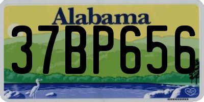 AL license plate 37BP656