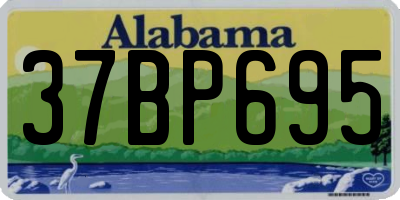 AL license plate 37BP695