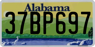 AL license plate 37BP697