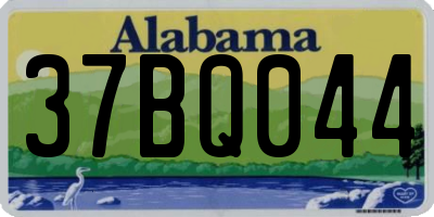 AL license plate 37BQ044