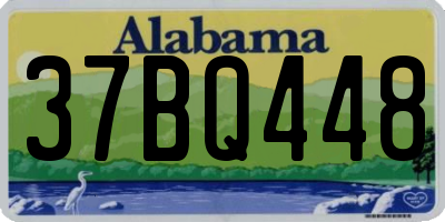AL license plate 37BQ448