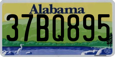 AL license plate 37BQ895