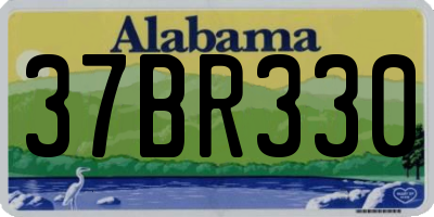 AL license plate 37BR330
