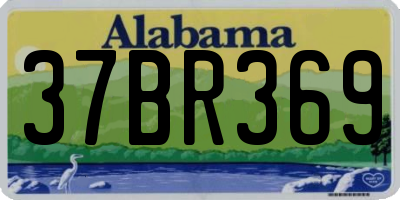 AL license plate 37BR369