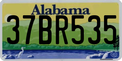 AL license plate 37BR535