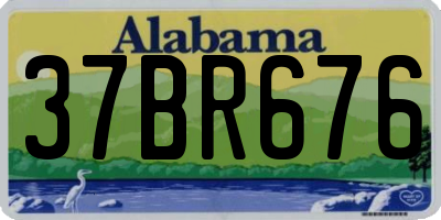 AL license plate 37BR676