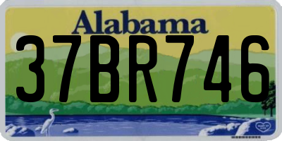 AL license plate 37BR746