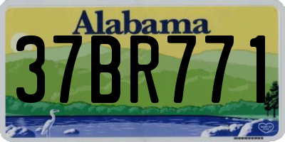 AL license plate 37BR771