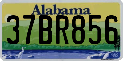 AL license plate 37BR856