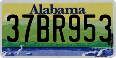 AL license plate 37BR953