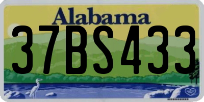 AL license plate 37BS433