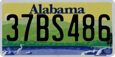 AL license plate 37BS486