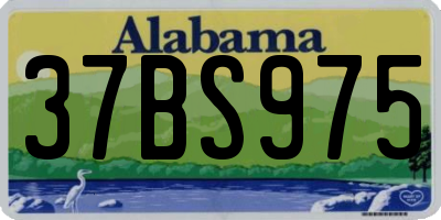 AL license plate 37BS975