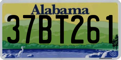 AL license plate 37BT261
