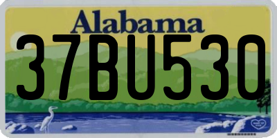 AL license plate 37BU530
