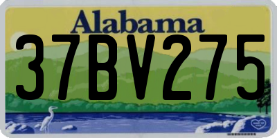 AL license plate 37BV275