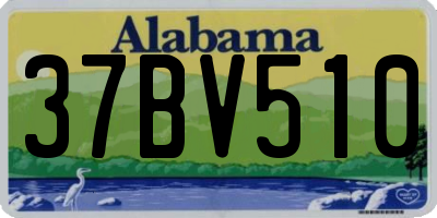 AL license plate 37BV510