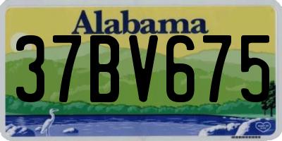 AL license plate 37BV675