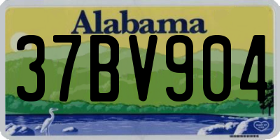 AL license plate 37BV904