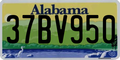 AL license plate 37BV950