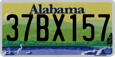 AL license plate 37BX157