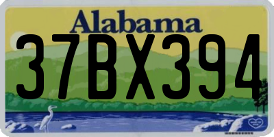 AL license plate 37BX394