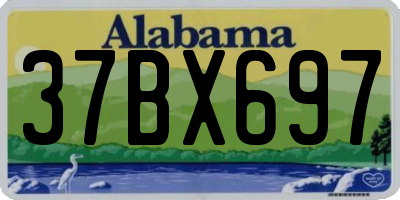 AL license plate 37BX697