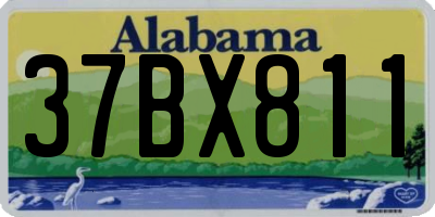 AL license plate 37BX811