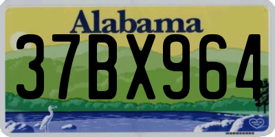 AL license plate 37BX964