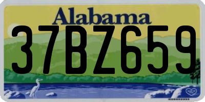AL license plate 37BZ659