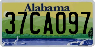 AL license plate 37CA097