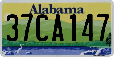 AL license plate 37CA147