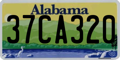 AL license plate 37CA320