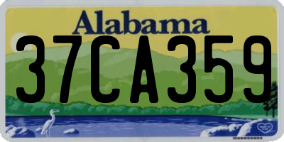 AL license plate 37CA359