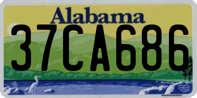 AL license plate 37CA686
