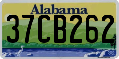 AL license plate 37CB262